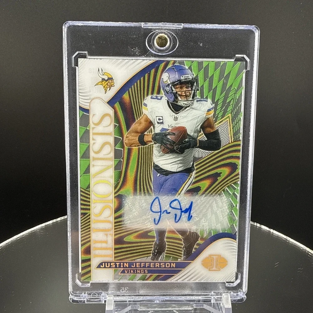 2024 Panini Illusions - Illusionists Autographs Justin Jefferson #18 /99 (AU)